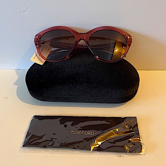 TOM FORD TF0763-72F-56 Sunglasses Size 56mm 140mm 18mm pink main image 4
